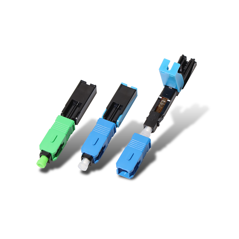 Premium SC/APC Fiber Optic Fast Connector for High-Speed FTTH Network Installation