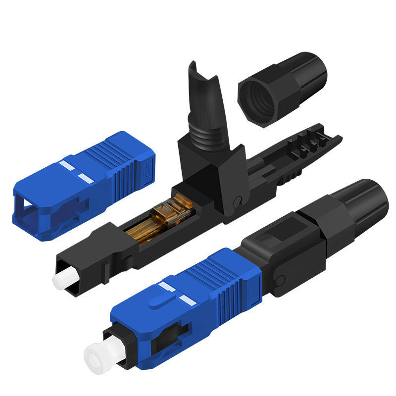 High Performance SC UPC/APC Fiber Optic Fast Connector for Telecommunication Networks