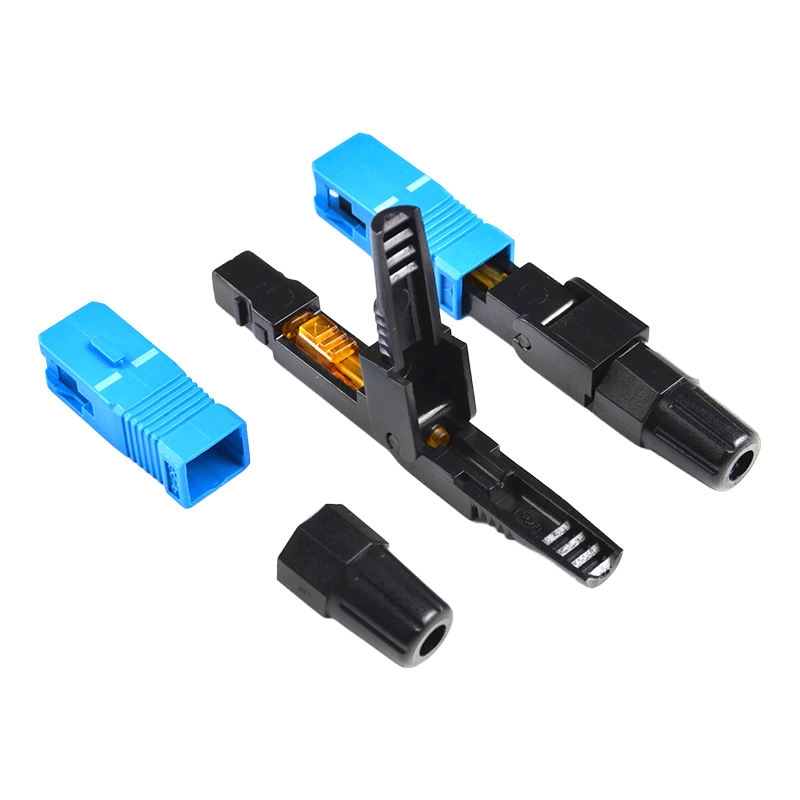 Factory Direct SC/APC Quick Connector with Low Insertion Loss for Fiber Networks