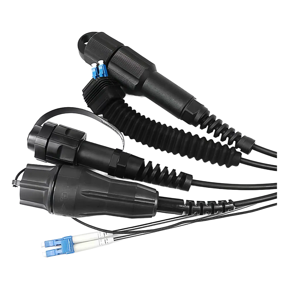 High Performance IP68 Waterproof ODC to ODC Fiber Optic Patch Cable for 5G CPRI Networks