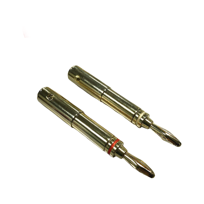 Custom OEM/ODM Gold Plated 4mm Banana Plugs for Professional Audio Equipment