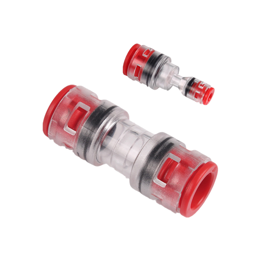 High Quality HDPE Plastic Pipe Fittings for MicroDuct Systems with Clear Connectors