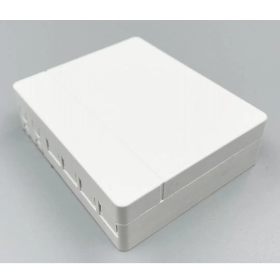 IP65 Rated ABS Material FTTX Network Terminal Box with 4 Fiber Core Capacity