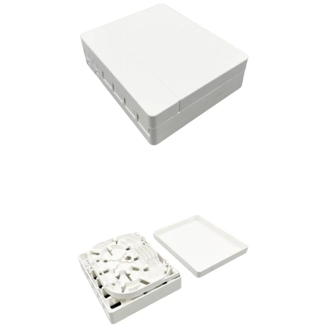 IP65 Rated ABS Material FTTX Network Terminal Box with 4 Fiber Core Capacity