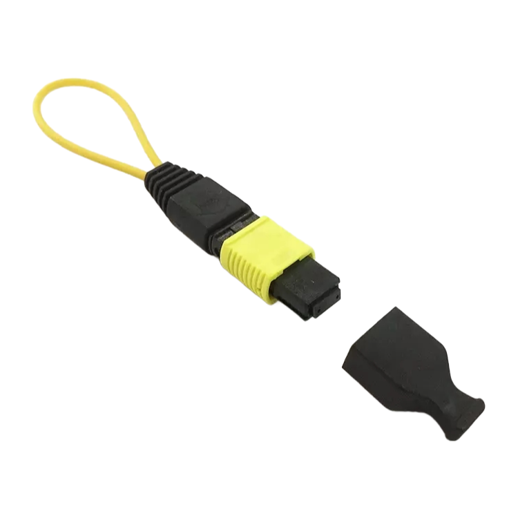 Factory Wholesale MPO Female APC Single Mode Fiber Loopback Test Cable