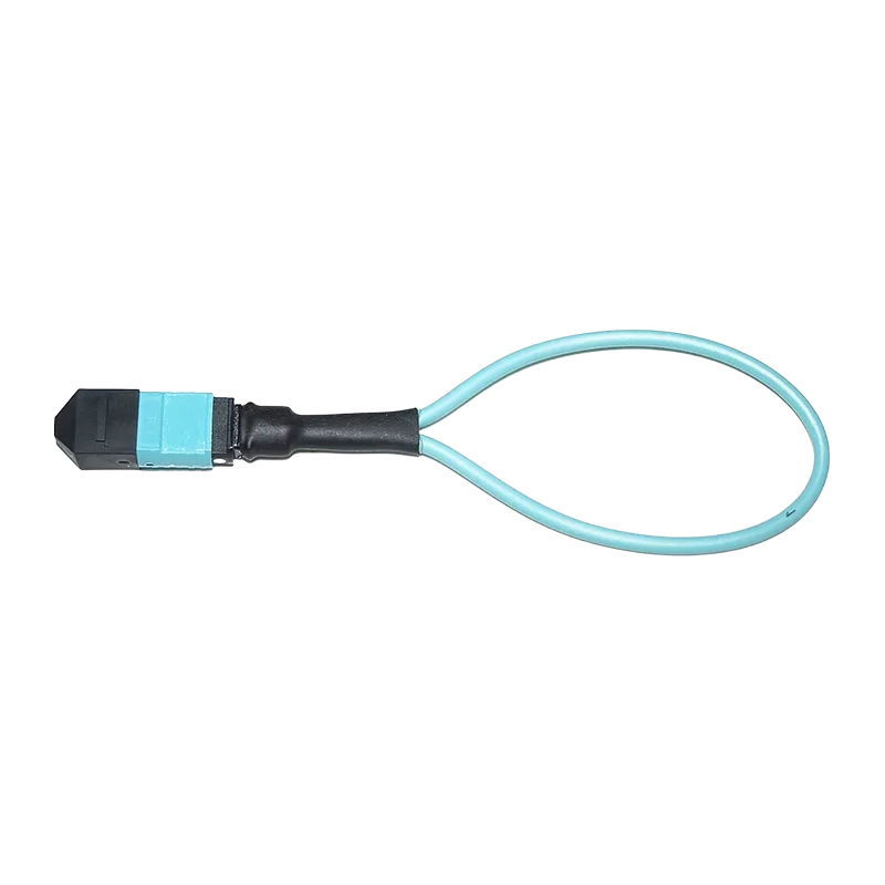 Factory Wholesale MPO Female APC Single Mode Fiber Loopback Test Cable
