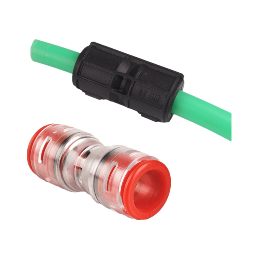 RoHS Certified SC Structure Straight Connectors with Anti-Shock Covers for Secure Connections