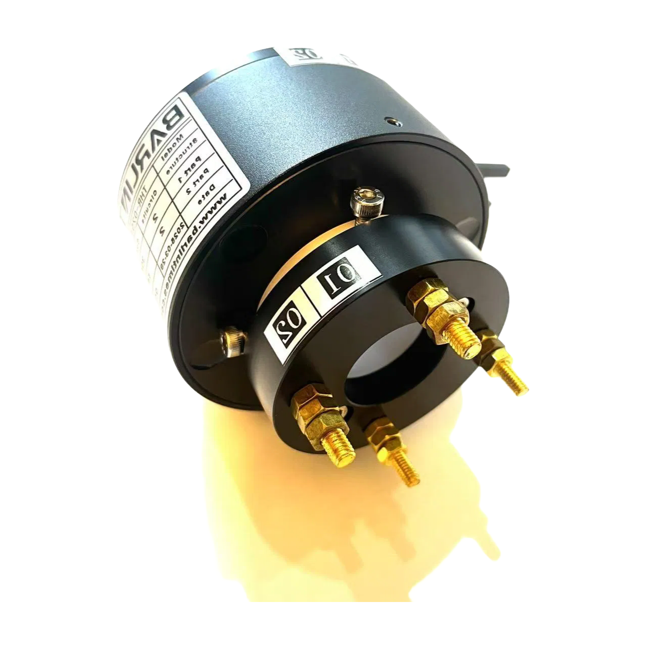 Factory Direct Through Bore Slip Rings with 4 Circuits and 200RPM Speed