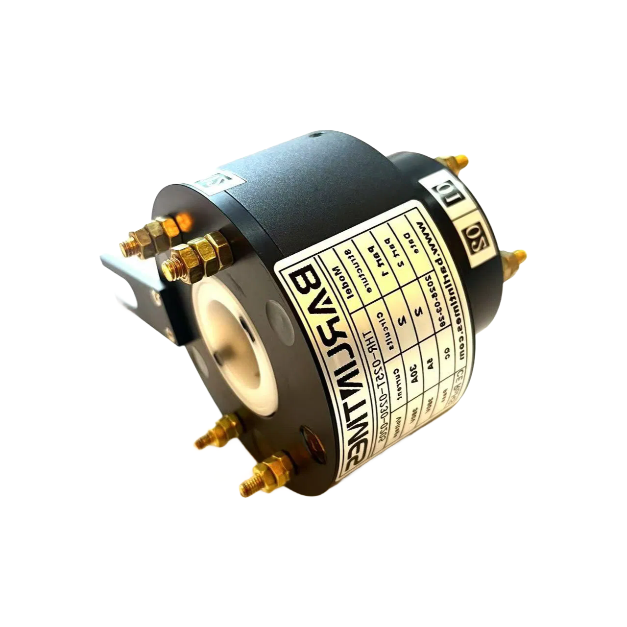 Factory Direct Through Bore Slip Rings with 4 Circuits and 200RPM Speed