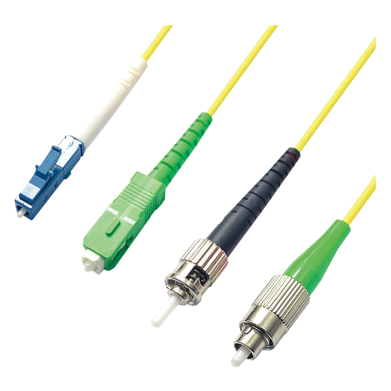 High Quality SC LC FC ST Fiber Optic Patch Cord with UPC/APC Connectors for Telecom Networks