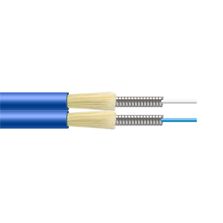 RoHS Certified Single Mode Figure 8 Fiber Optic Cables with 25 Years Warranty