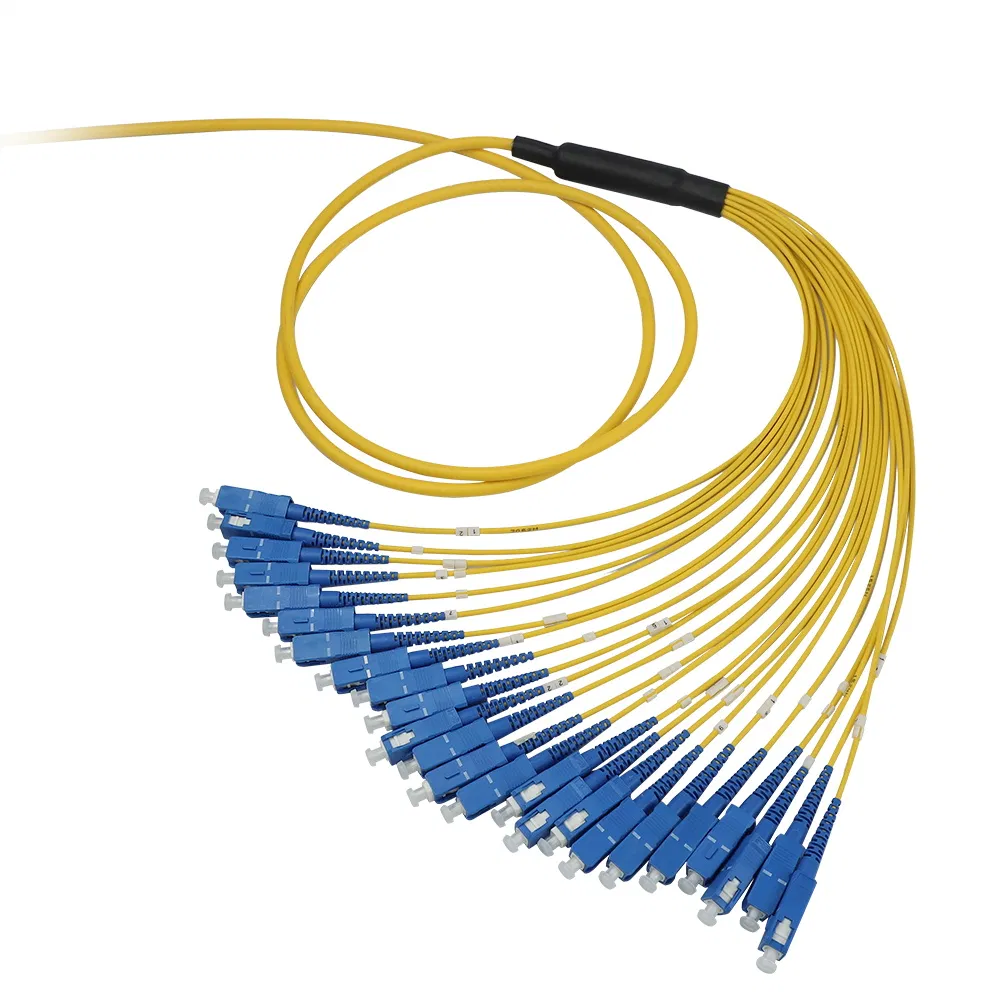 High Performance LC-LC Fiber Optic Patch Cord for Telecommunication Networks with Low Insertion Loss