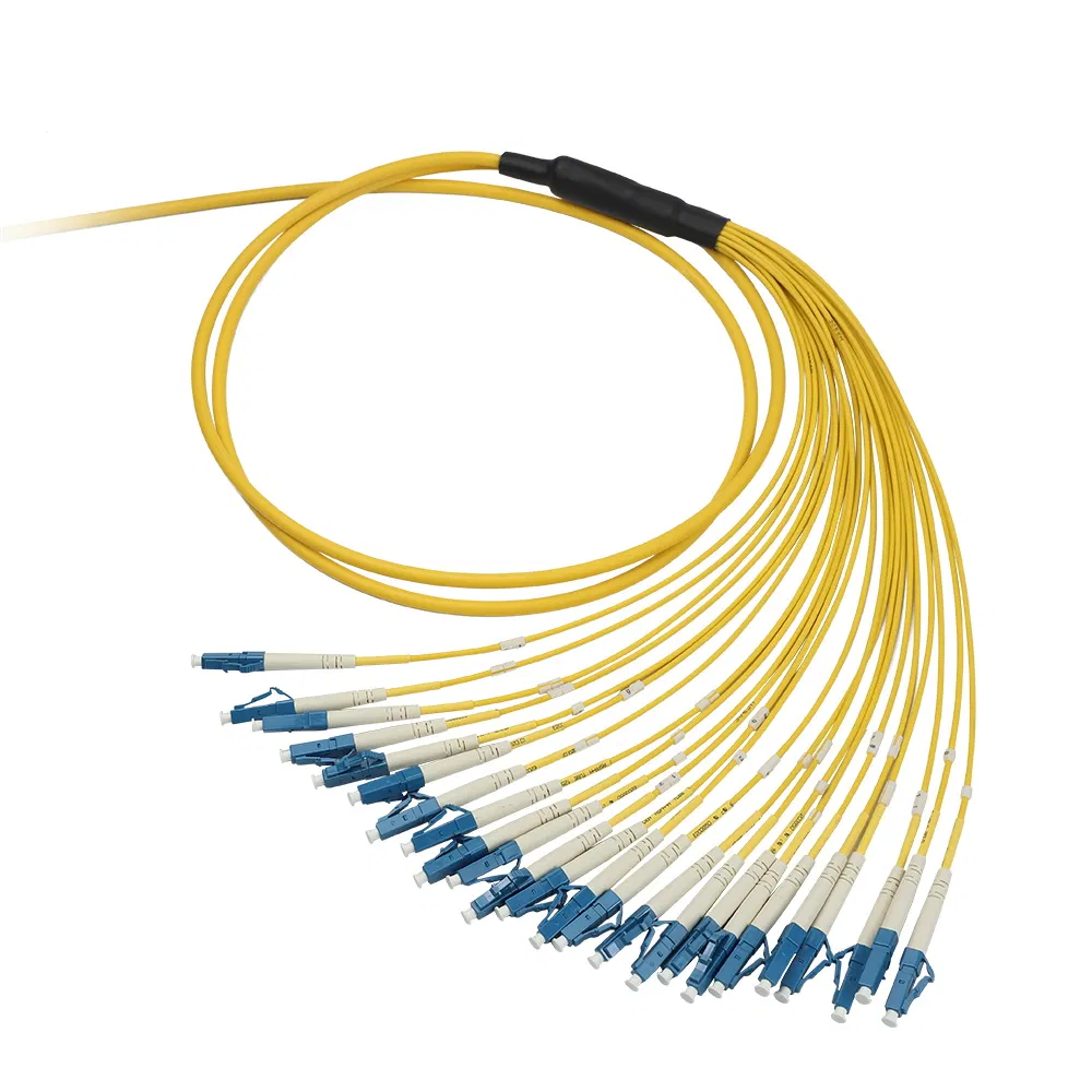 High Performance LC-LC Fiber Optic Patch Cord for Telecommunication Networks with Low Insertion Loss