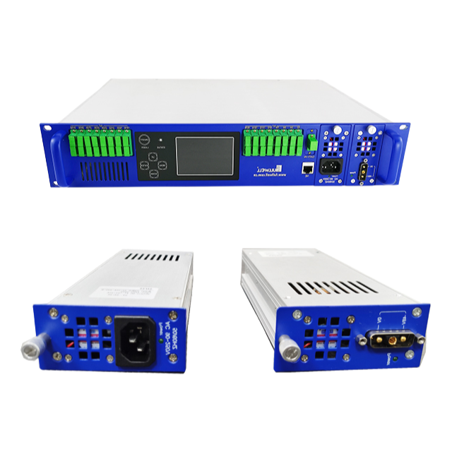 High Performance EYDFA Optical Amplifier for CATV Applications with WDM Integration