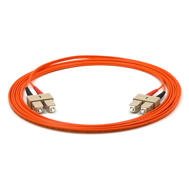 Reliable Supplier of SC-SC Duplex Multimode Fiber Patch Cable with 120/225N Tensile Strength