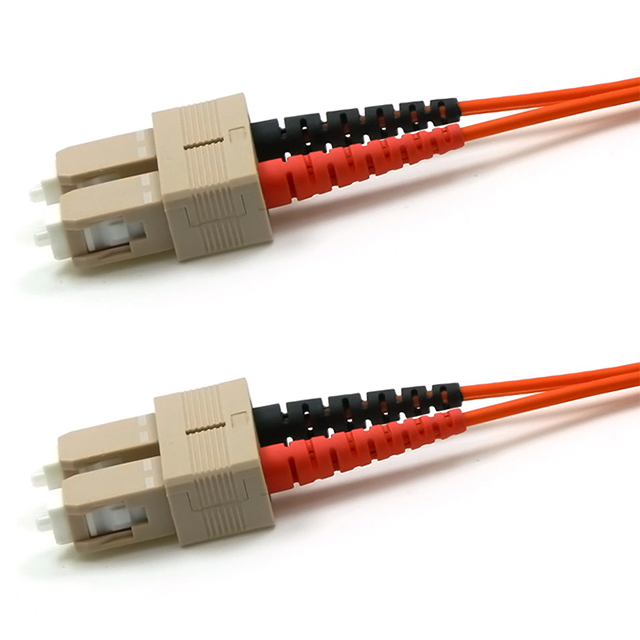 Reliable Supplier of SC-SC Duplex Multimode Fiber Patch Cable with 120/225N Tensile Strength