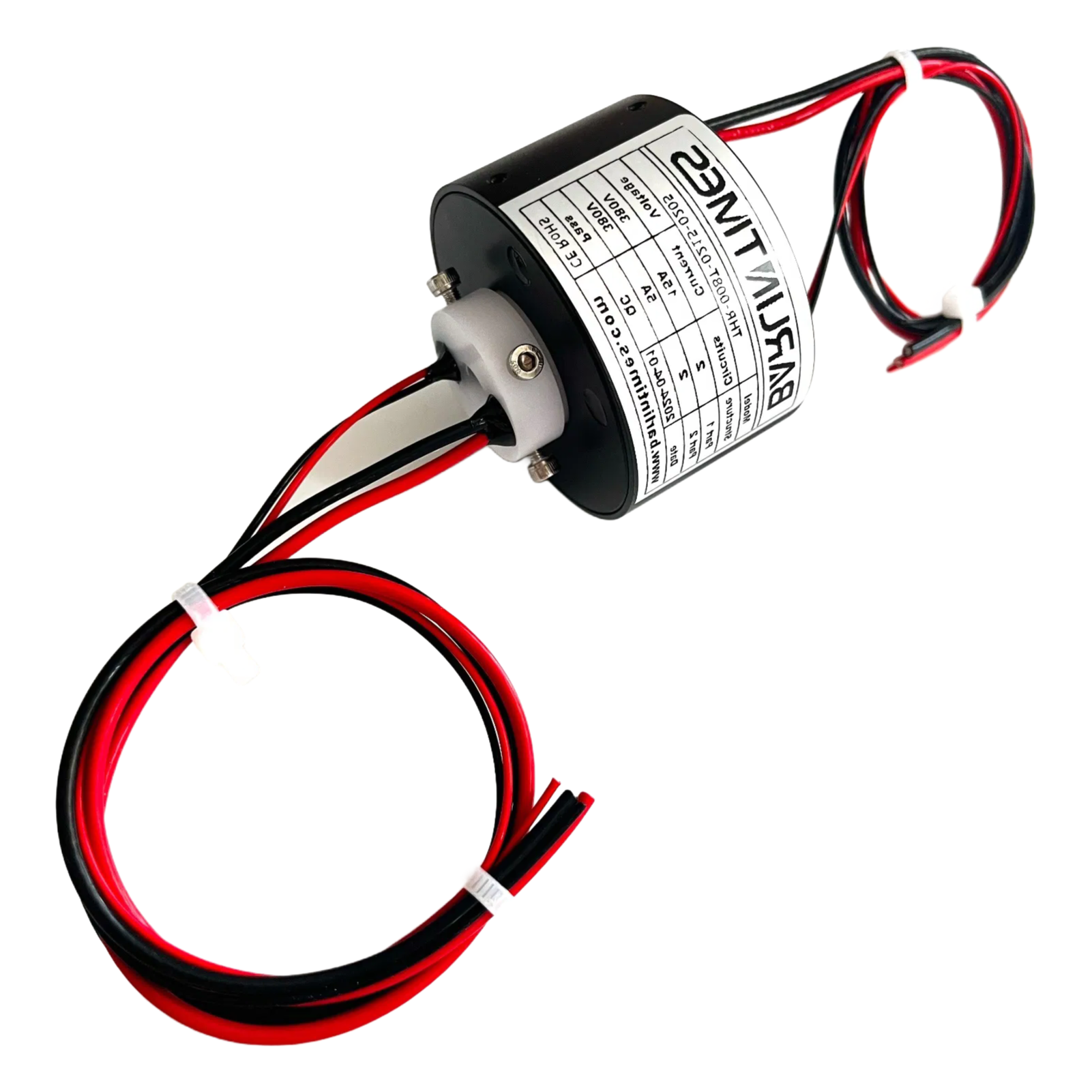 Durable Aluminum Alloy Through Bore Slip Rings with IP54 Protection Rating