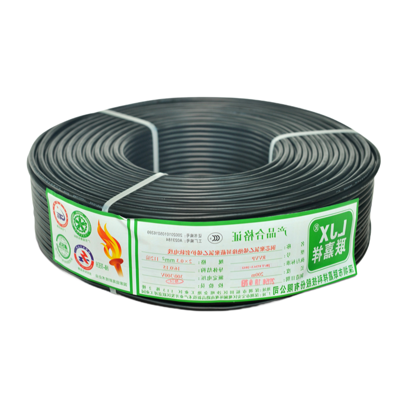 Custom OEM BVVP Shielded Wire with Aluminum Foil and Tinned Copper Braiding