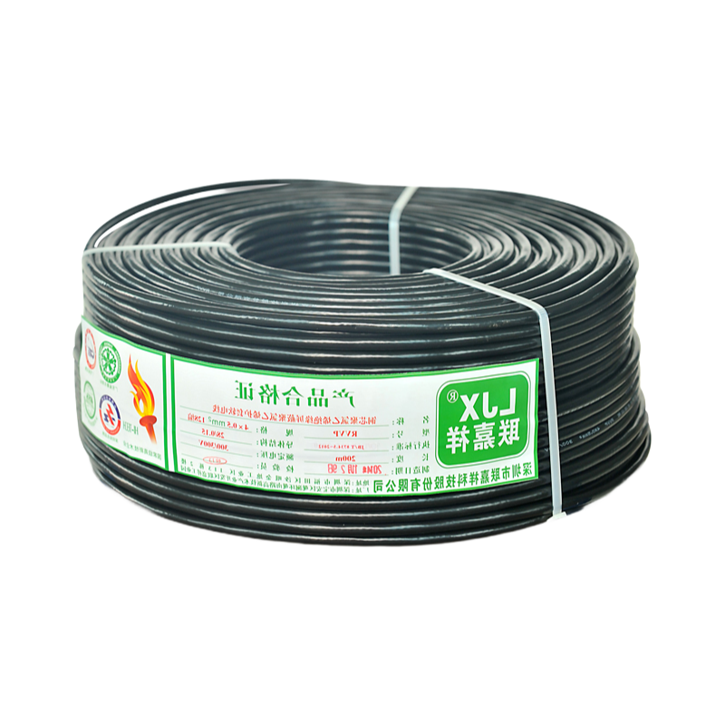 Custom OEM BVVP Shielded Wire with Aluminum Foil and Tinned Copper Braiding