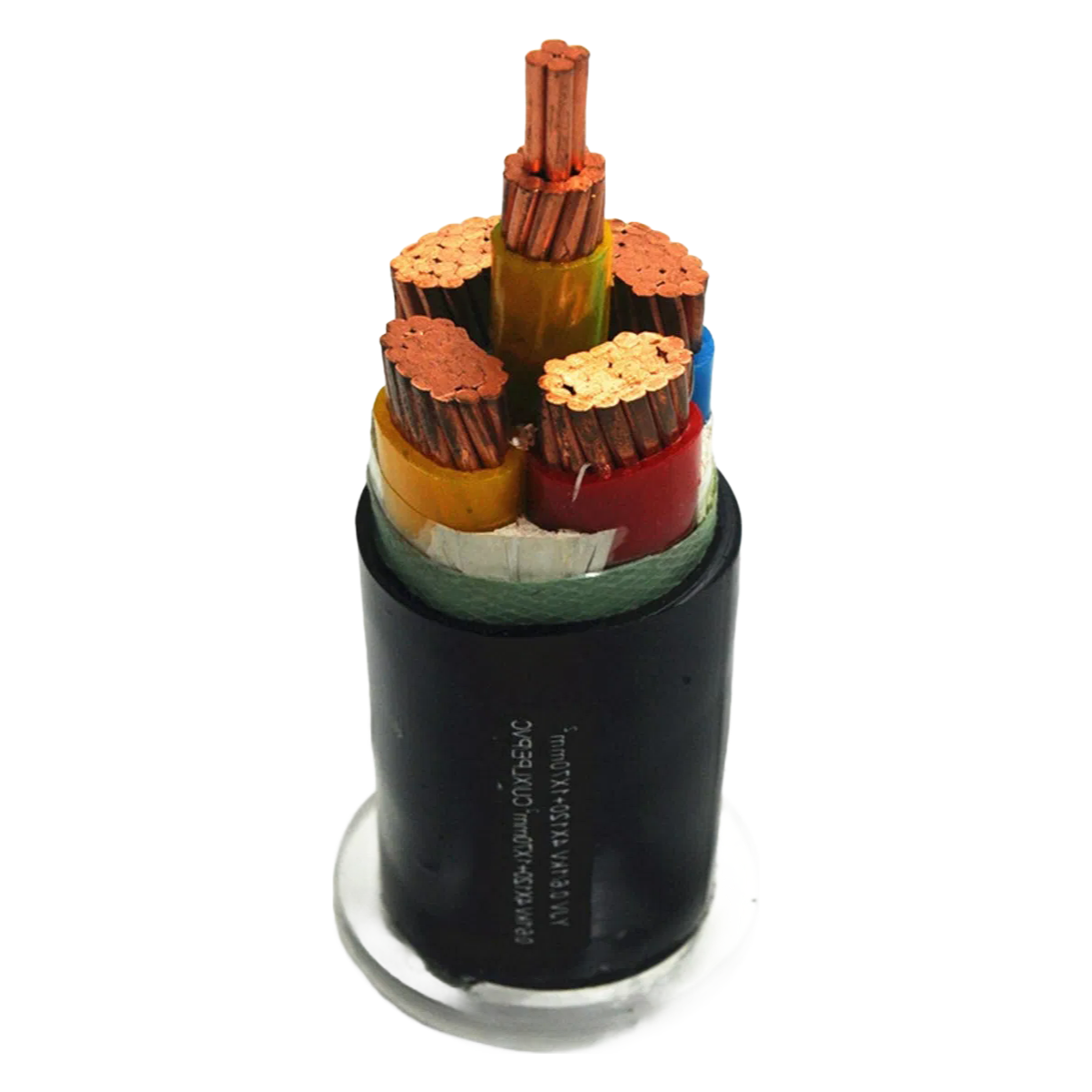 Customized XLPE/PVC Power Cable with Copper/Aluminum Core for Power Transmission Systems