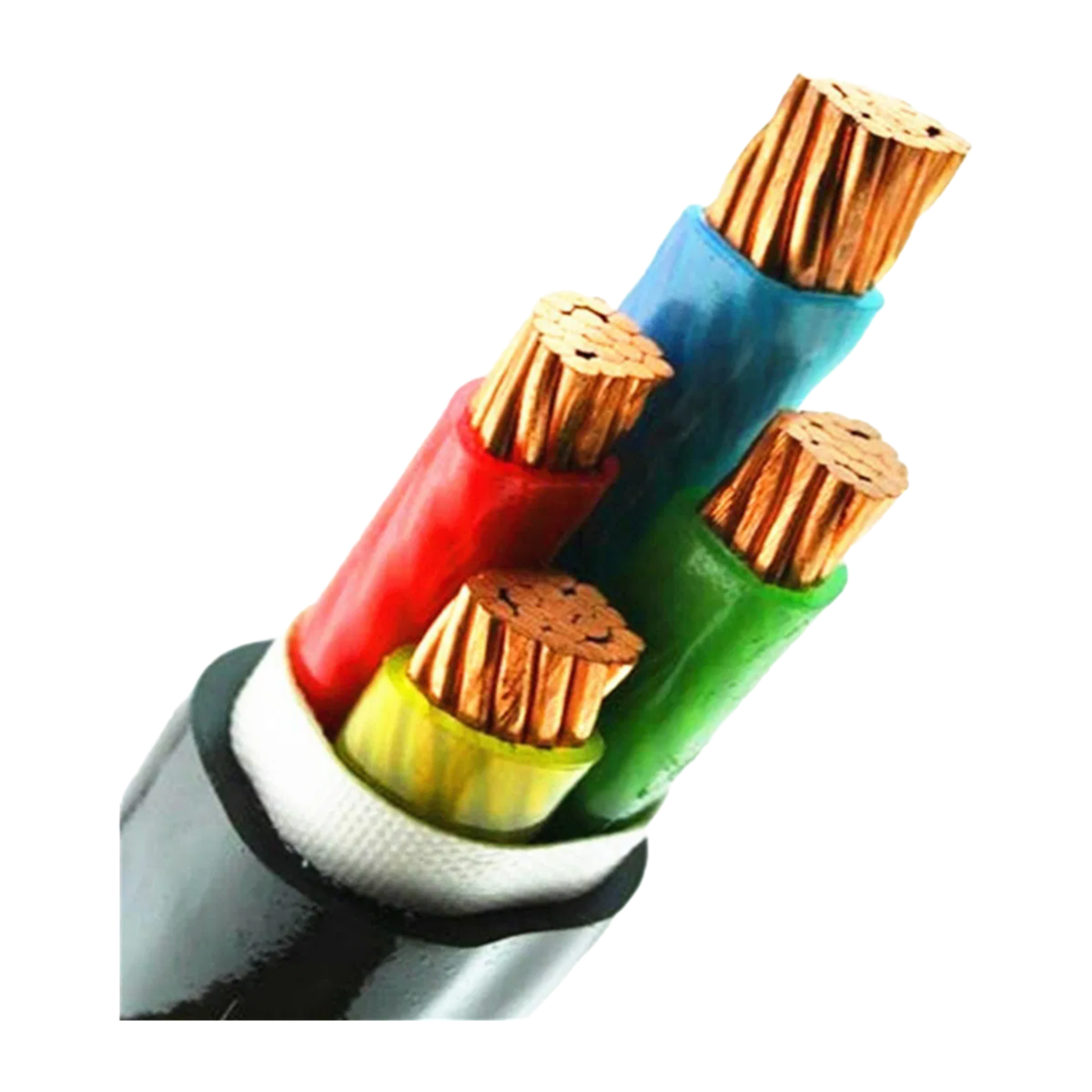Customized XLPE/PVC Power Cable with Copper/Aluminum Core for Power Transmission Systems