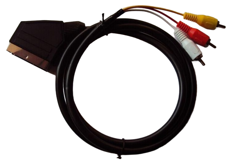 High Quality SCART Male to HDMI Cable with Triple Shielding for Superior Signal Quality