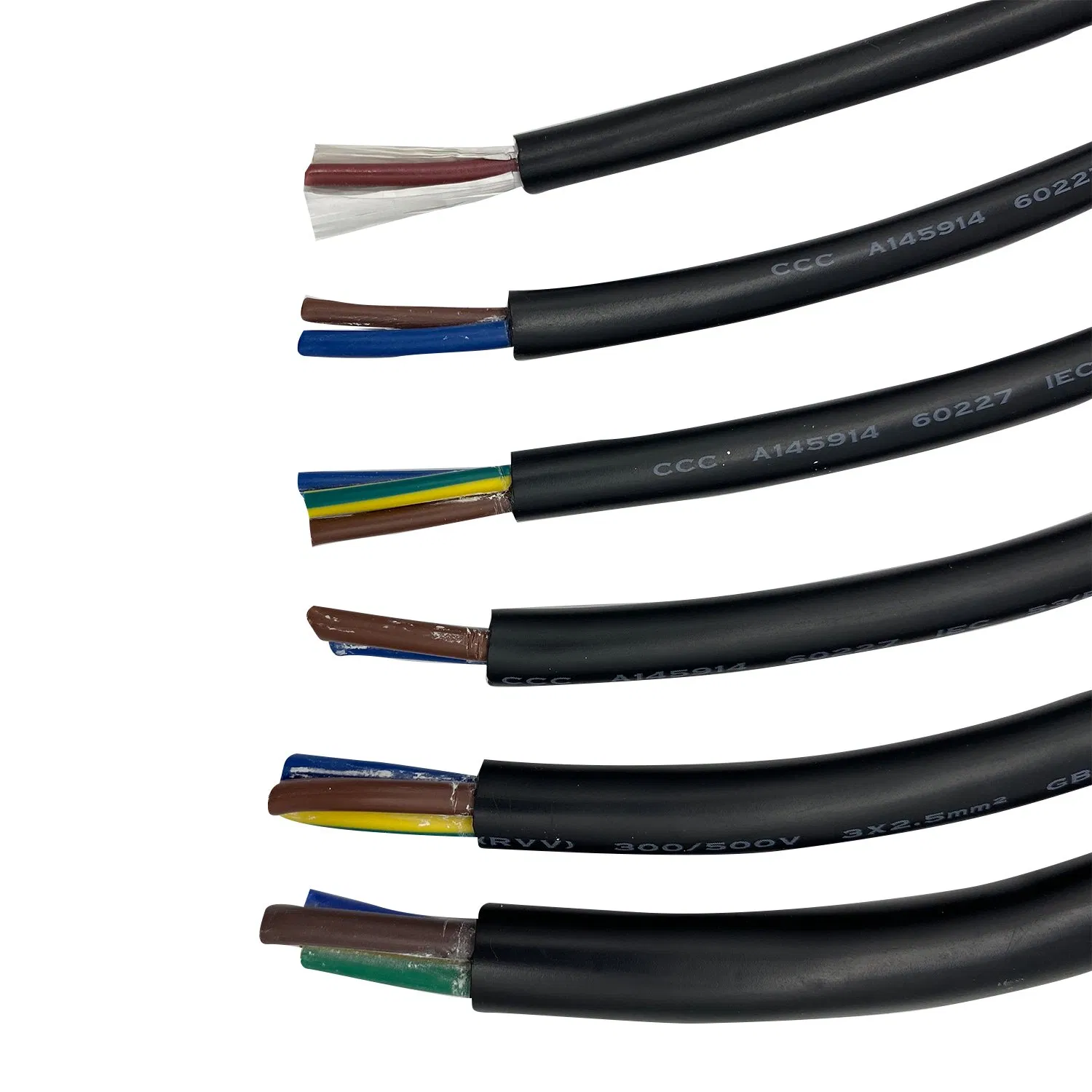 Customizable IEC60227 Compliant Electrical Wires and Cables for Various Industrial Applications