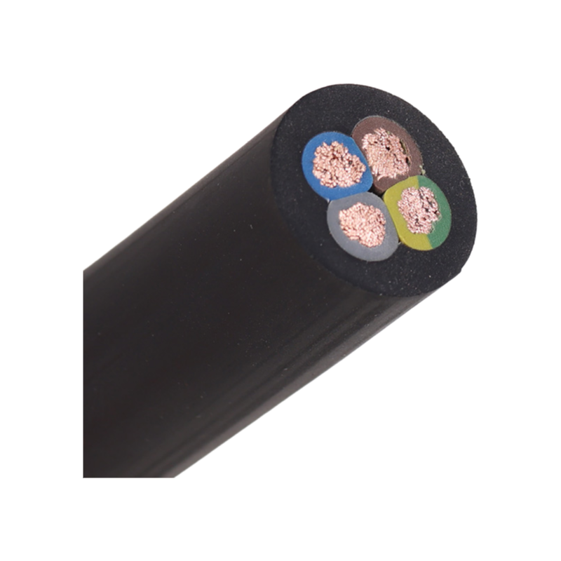 Bulk H07RN-F Flame Retardant Rubber Cable with Temperature Range -25°C to +60°C