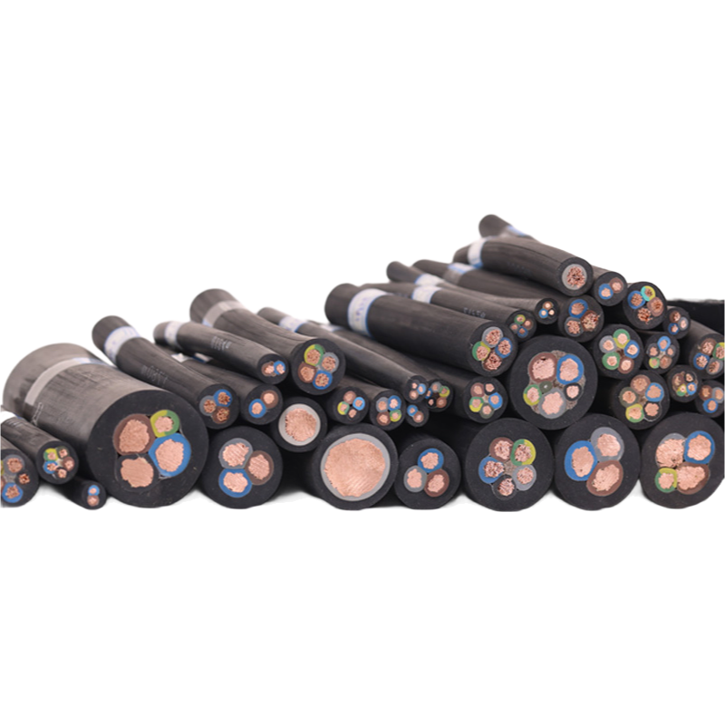 Bulk H07RN-F Flame Retardant Rubber Cable with Temperature Range -25°C to +60°C