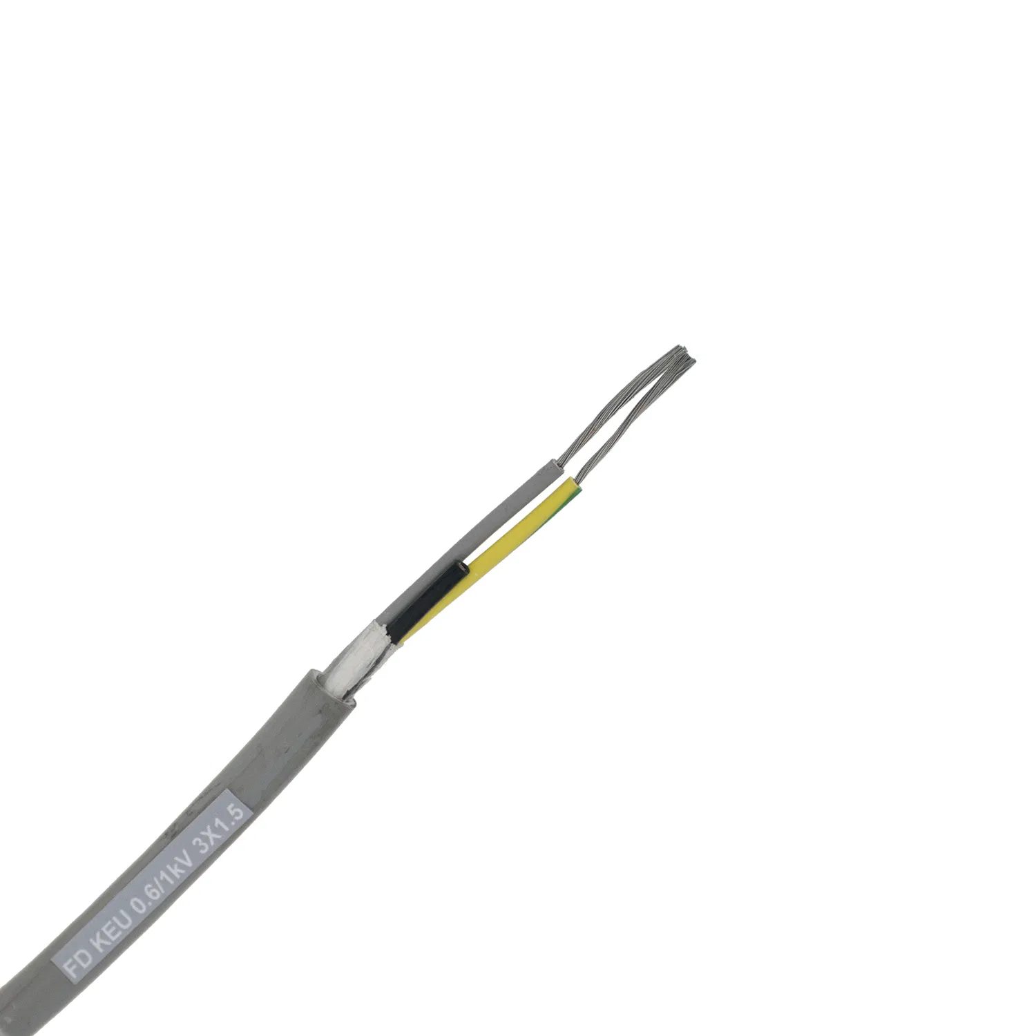 Custom 2.5mm Copper Cable with PVC Insulation for AC Power Distribution Systems