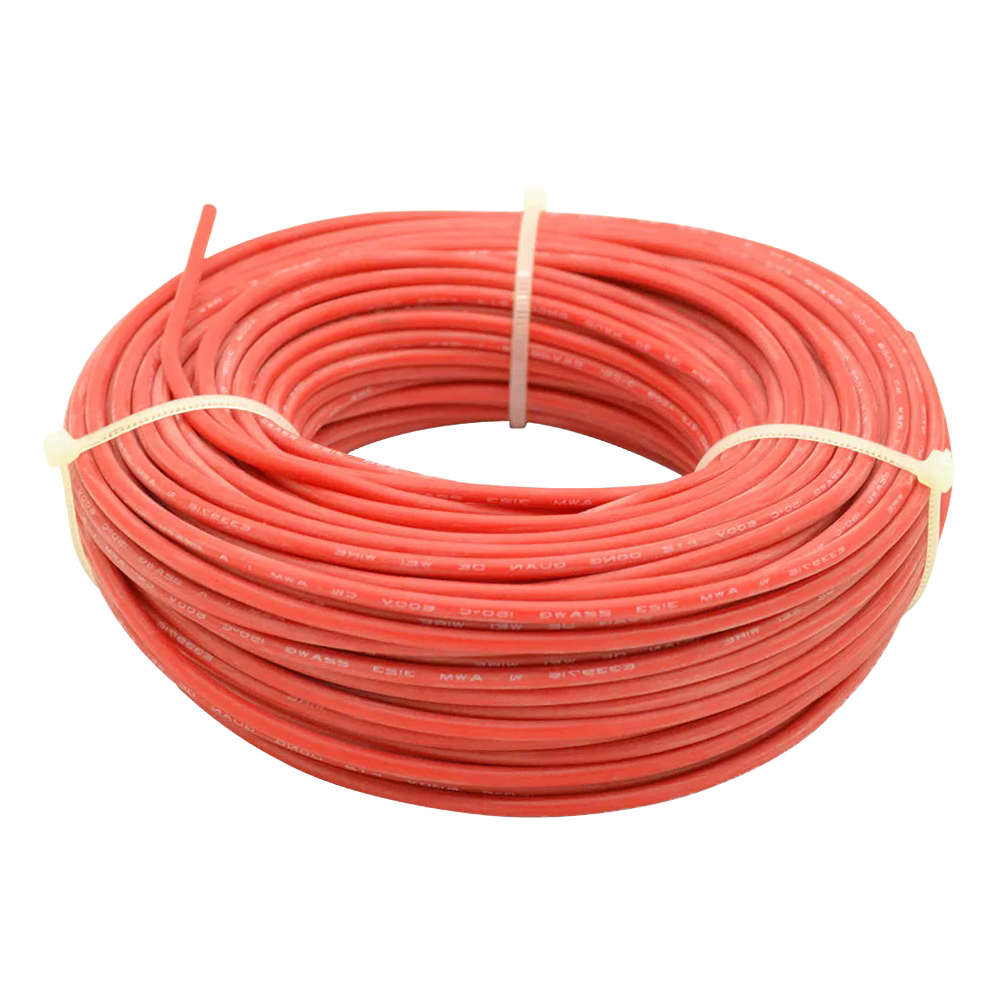 Custom Size Silicone Rubber Wire -60°C to +180°C Temperature Range for Electrical Use