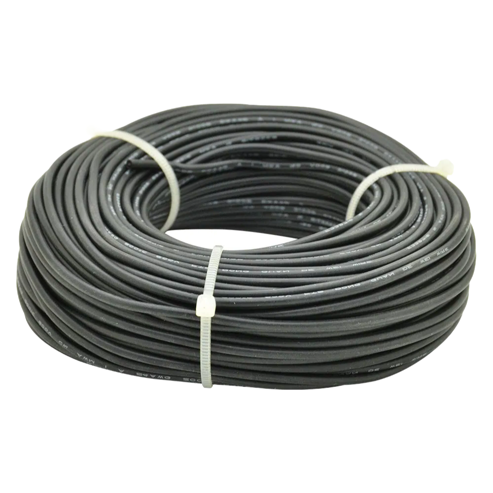 Custom Size Silicone Rubber Wire -60°C to +180°C Temperature Range for Electrical Use