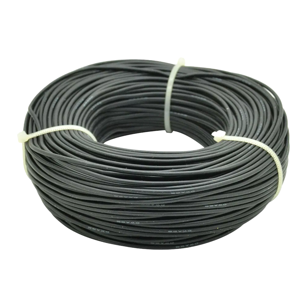 Custom Size Silicone Rubber Wire -60°C to +180°C Temperature Range for Electrical Use