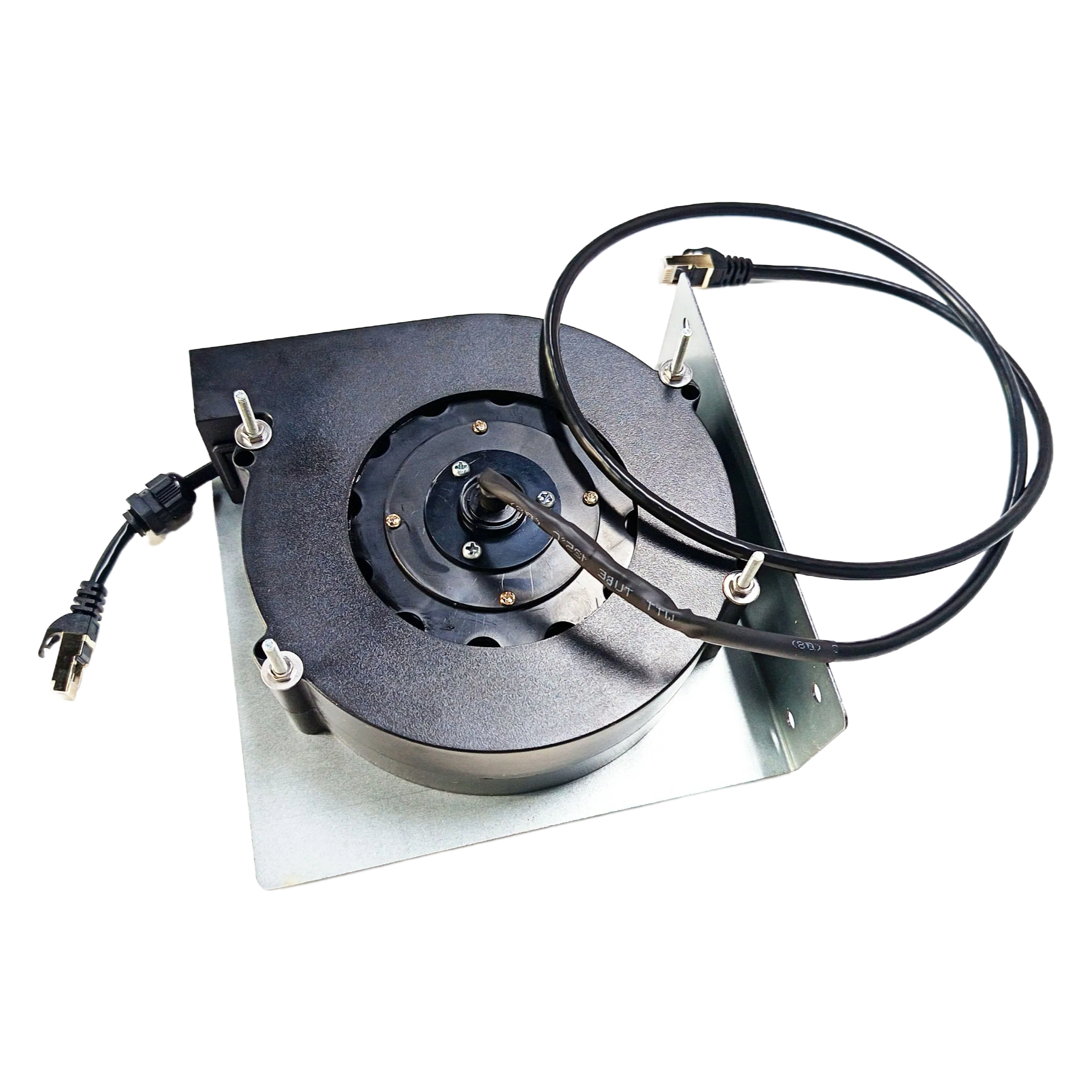 High-Quality PU Spring Wire RJ45 Cat6 Cat7 Network Spiral Cable for Industrial Applications