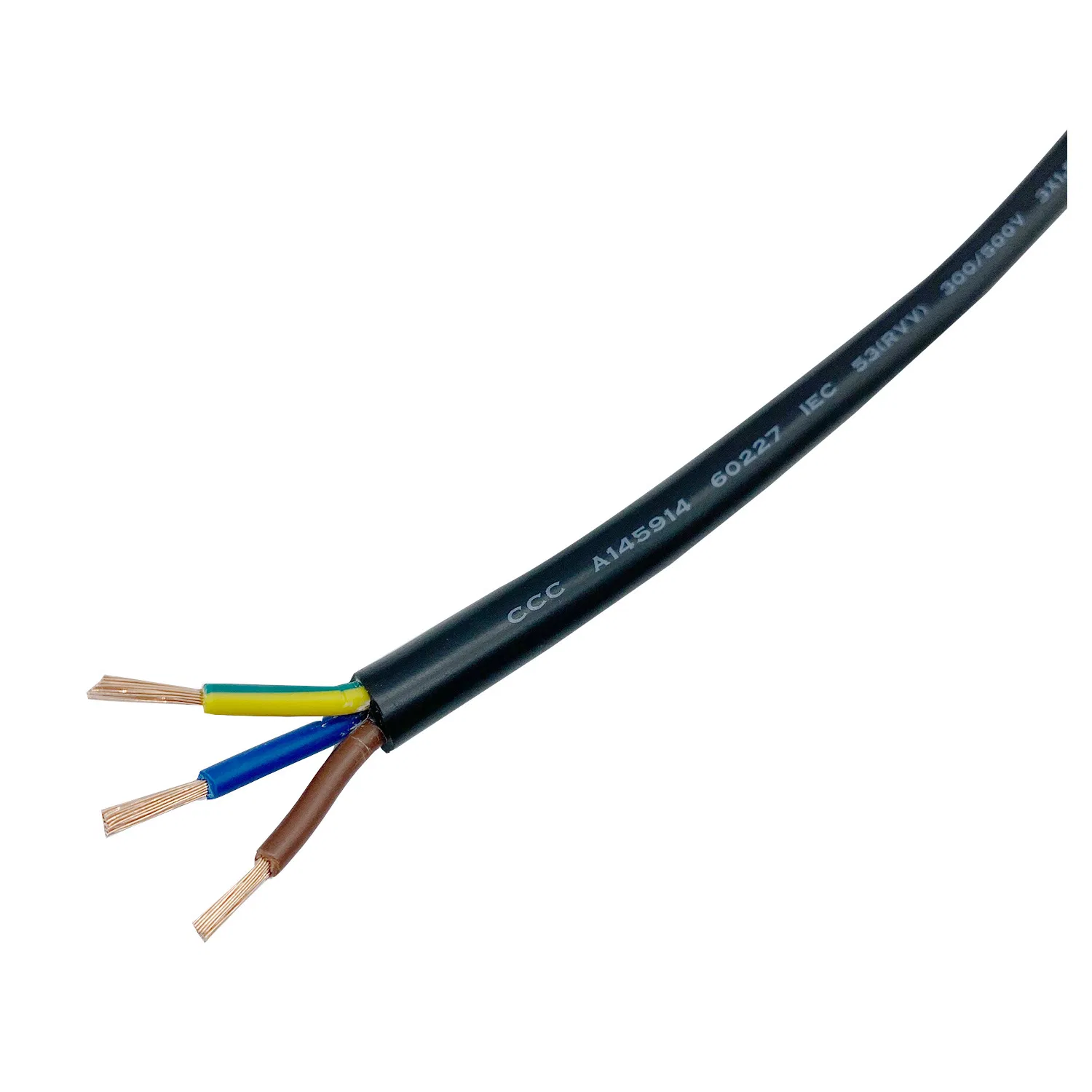 High Quality IEC60227 Certified BV BVR RVV Copper Wires for Electrical Installations