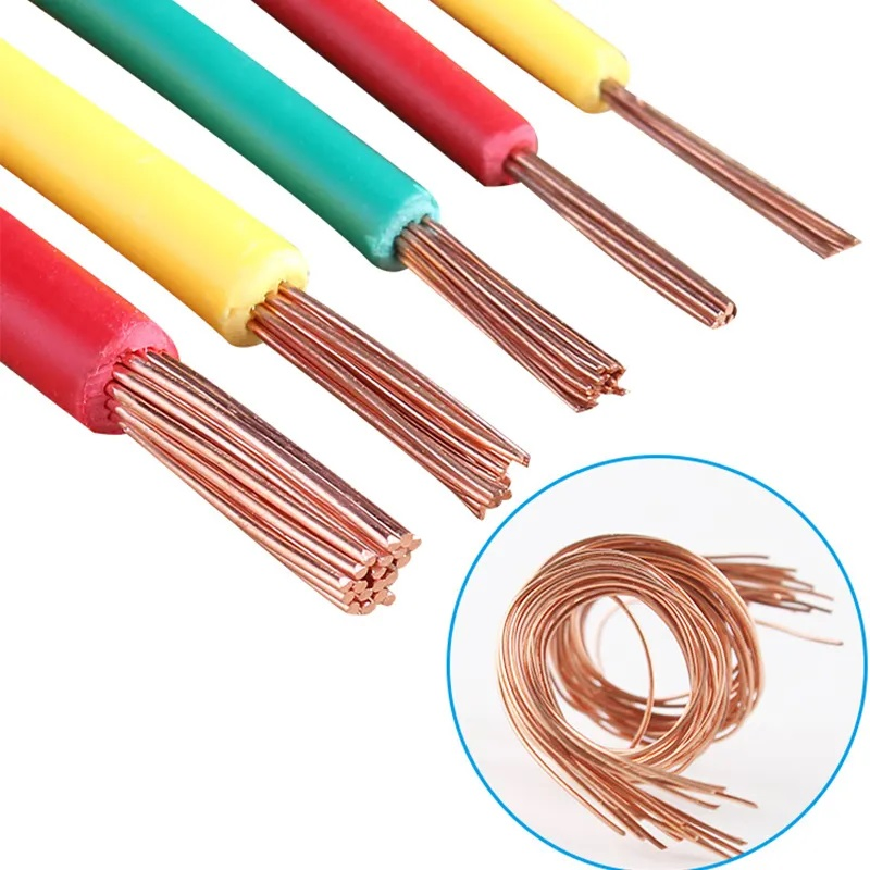 Customizable Solid Copper Conductor Electric Wires with PVC Sheath for Various Applications