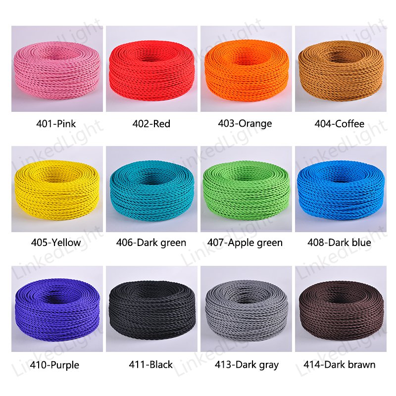 Factory Direct Fabric Insulated Copper Wire for OEM and ODM Lighting Projects
