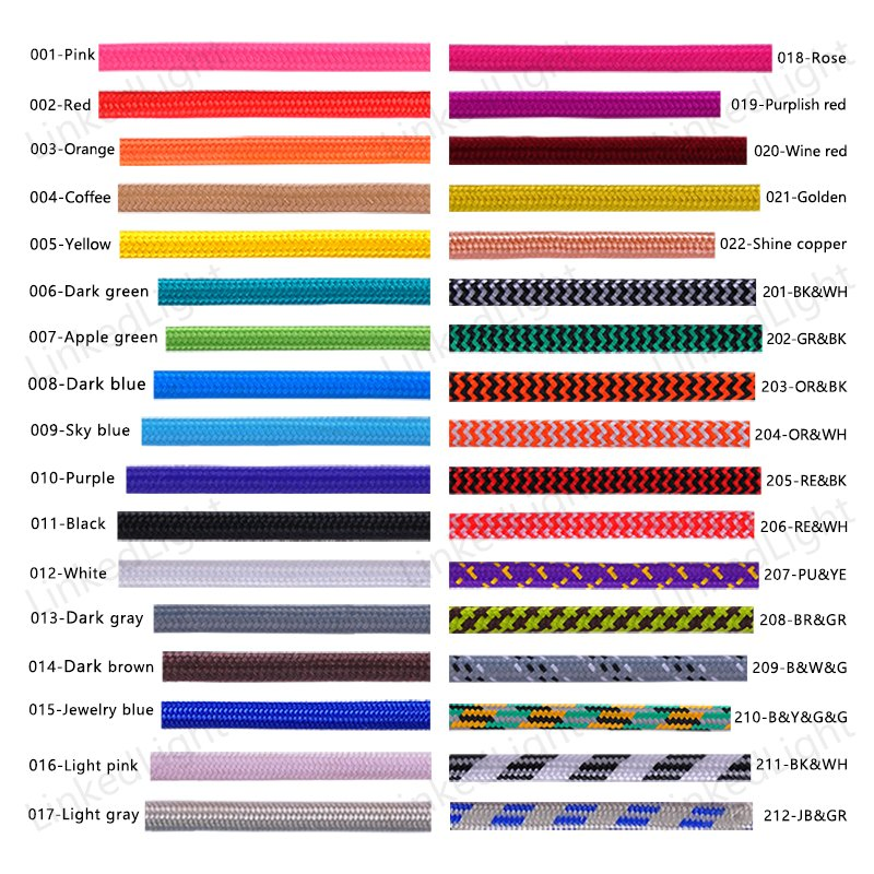 Factory Direct Fabric Insulated Copper Wire for OEM and ODM Lighting Projects
