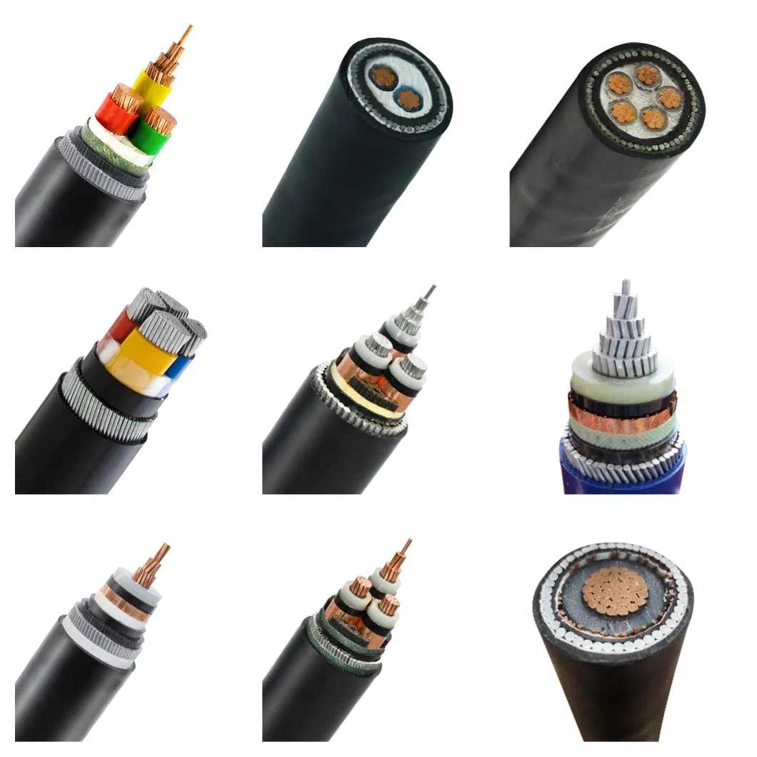 XLPE PVC Steel Wire Armoured Power Cable 0.6/1kV to 66kV for Industrial and Construction Use