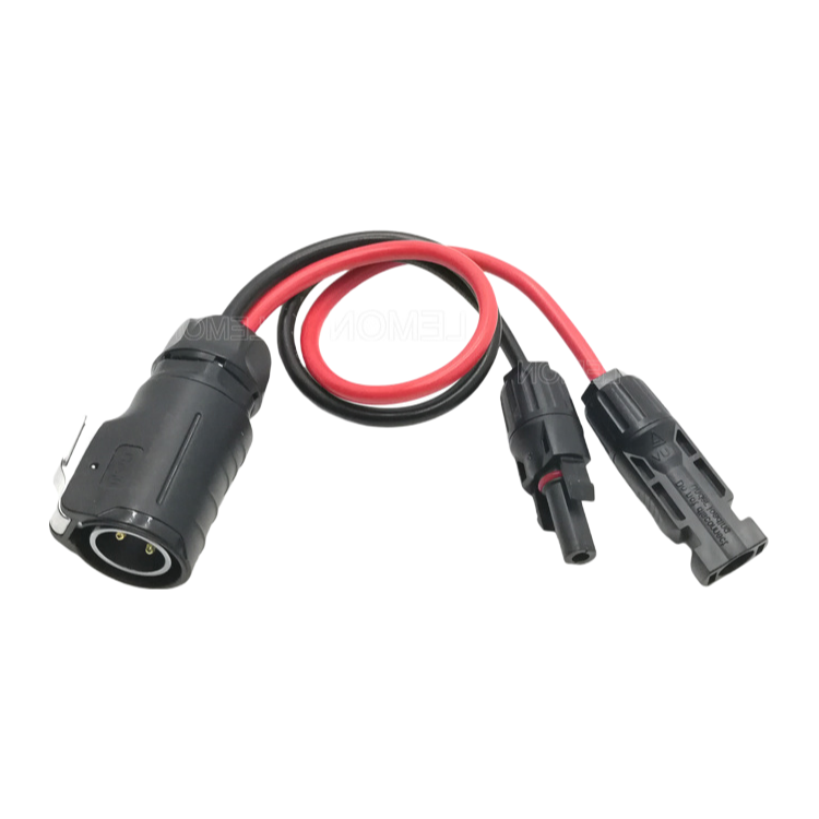LP-20 Aviation Plug to Multi Contact 4mm Cable Customizable for Industrial and Medical Wire Harnesses