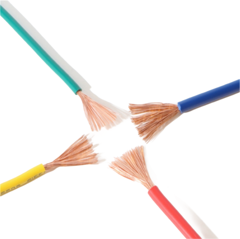 Custom IEC Standard Electric Wire Cable, Deerxn Brand PVC Sheathed Copper Conductor for Indoor Appliance Power Supply