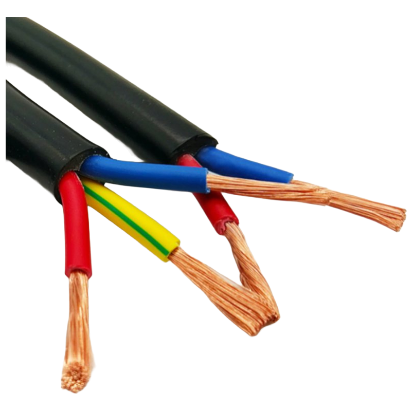 Custom IEC Standard Electric Wire Cable, Deerxn Brand PVC Sheathed Copper Conductor for Indoor Appliance Power Supply