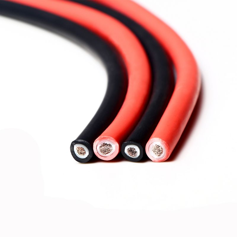XLPE Jacket Tinned Copper PV Cable 1x4.0mm² Solar Panel Extension Power Connection Cords