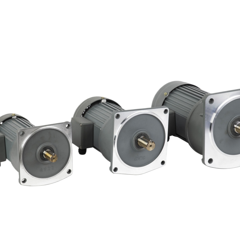 High-Torque AC Gear Motor with Hard-Toothed Surface and Coaxial Layout