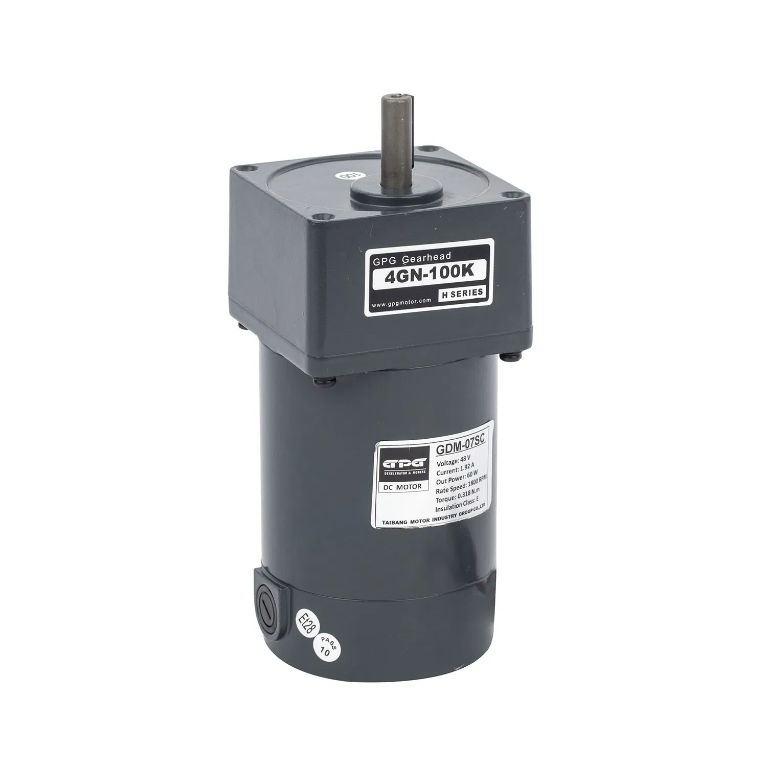 220V 50Hz/60Hz AC Geared Motor 4RK25GN-C with Aluminum Casing for Industrial Applications