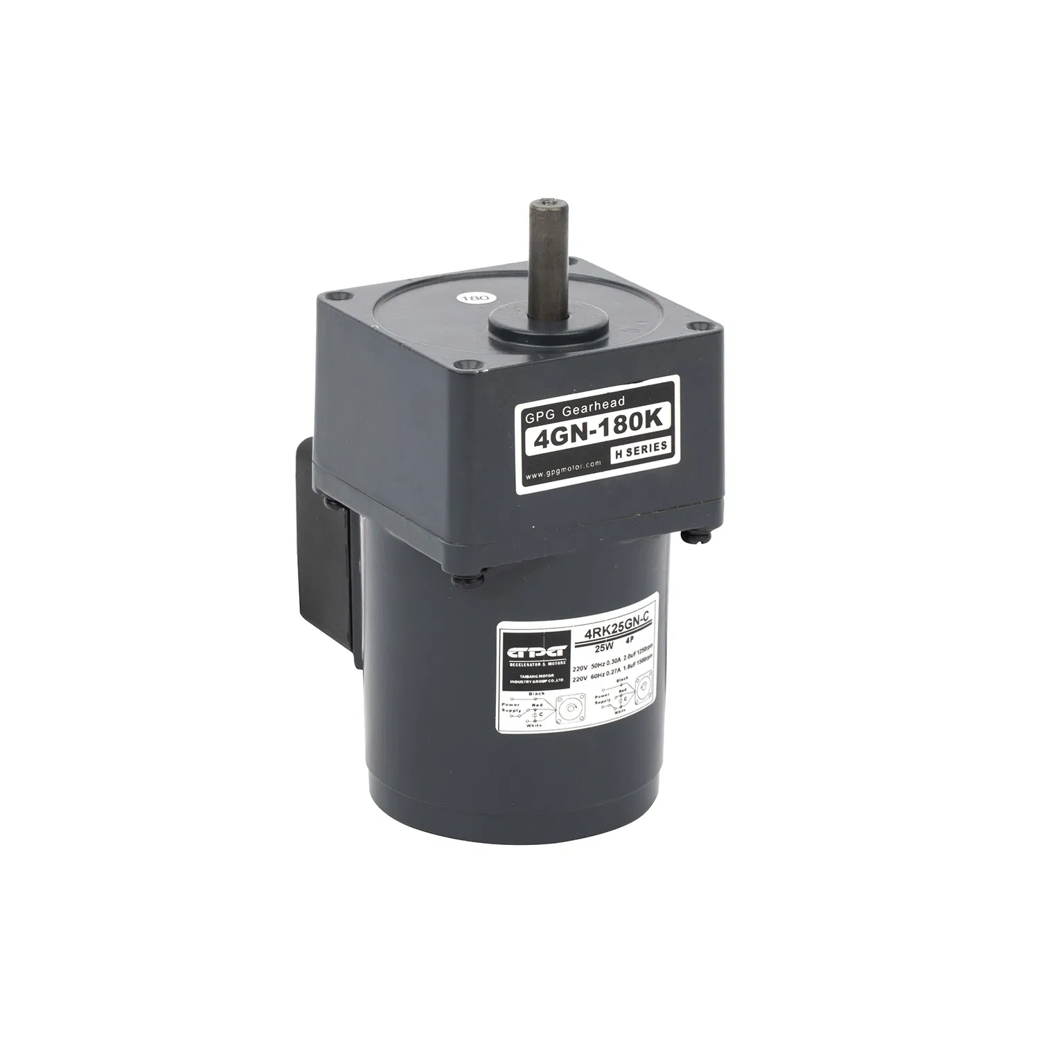 220V 50Hz/60Hz AC Geared Motor 4RK25GN-C with Aluminum Casing for Industrial Applications