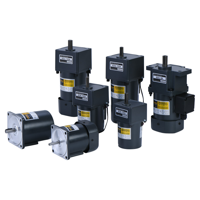 220V 50Hz/60Hz AC Geared Motor 4RK25GN-C with Aluminum Casing for Industrial Applications