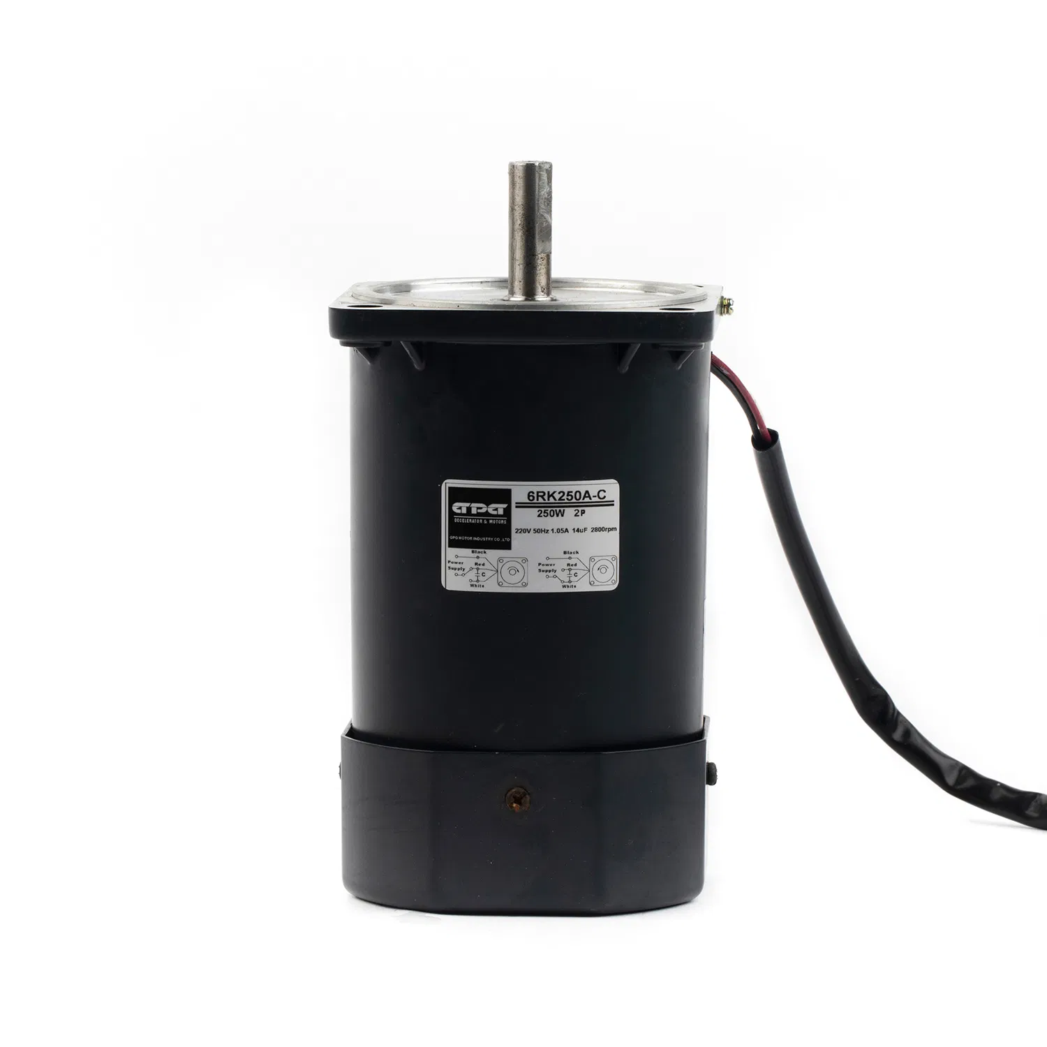 200W 104mm AC Gear Motor Constant Speed Industrial Single-Phase Electric Motor for Automation