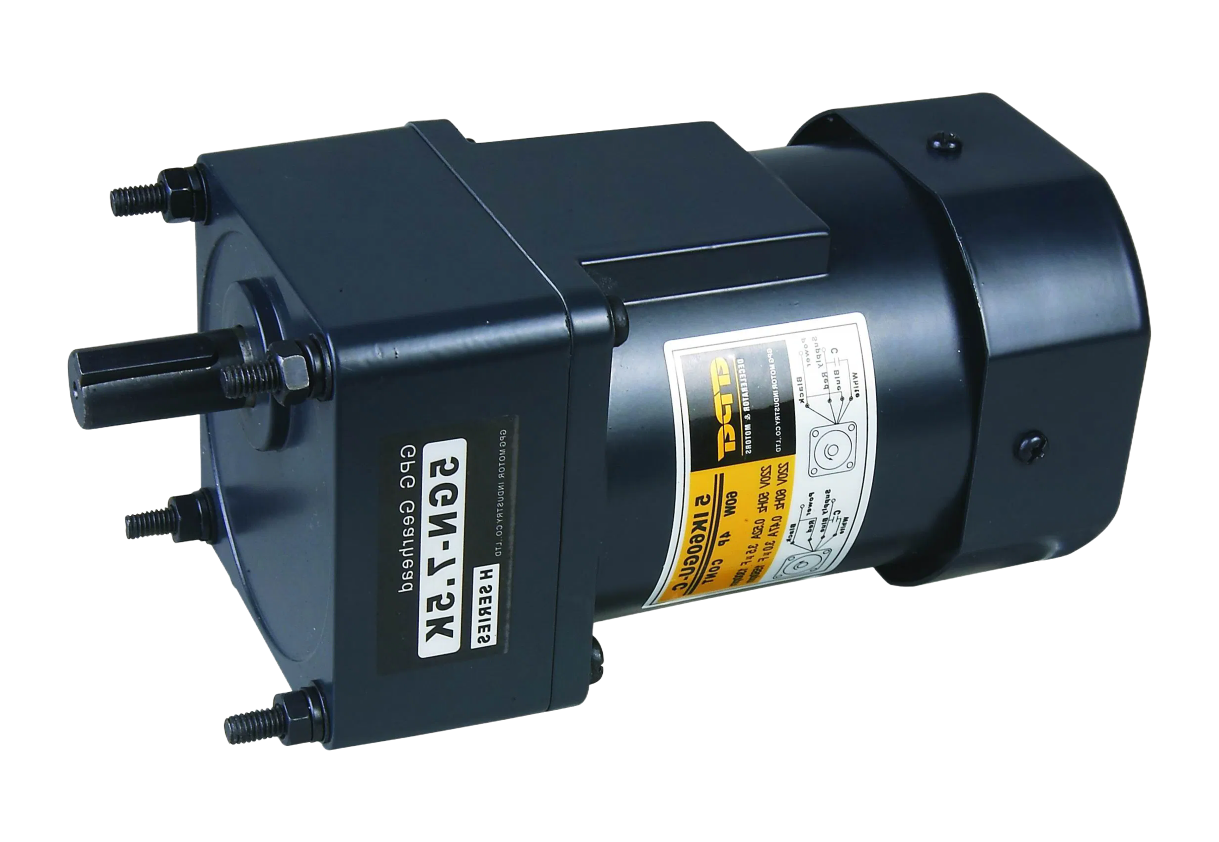 Customizable AC Gear Motor with Gear Ratios 1:3 to 1:180 and ISO9001 Certification