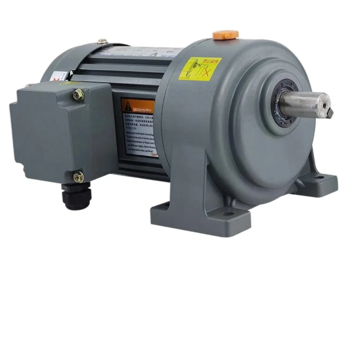 Low Noise Industrial Gear Motor with 100% Copper Winding - Direct On-Line Starting
